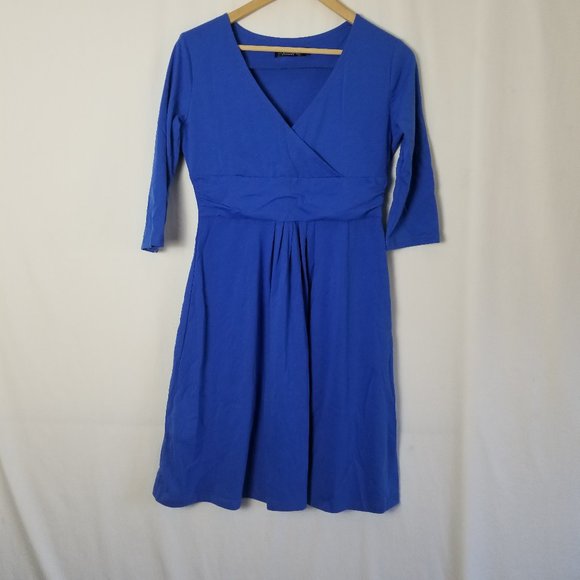NWOT Amika 3/4 sleeve V-neck mini dress size L (199) - Picture 2 of 8